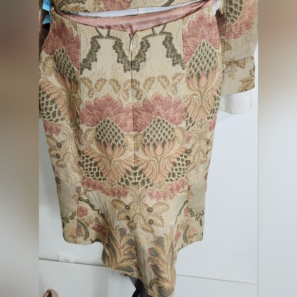 Emmanuel Ungaro Dior Reminiscent Luxury Brocade Peplum Suit Yves $t Lauren - Picture 13 of 16